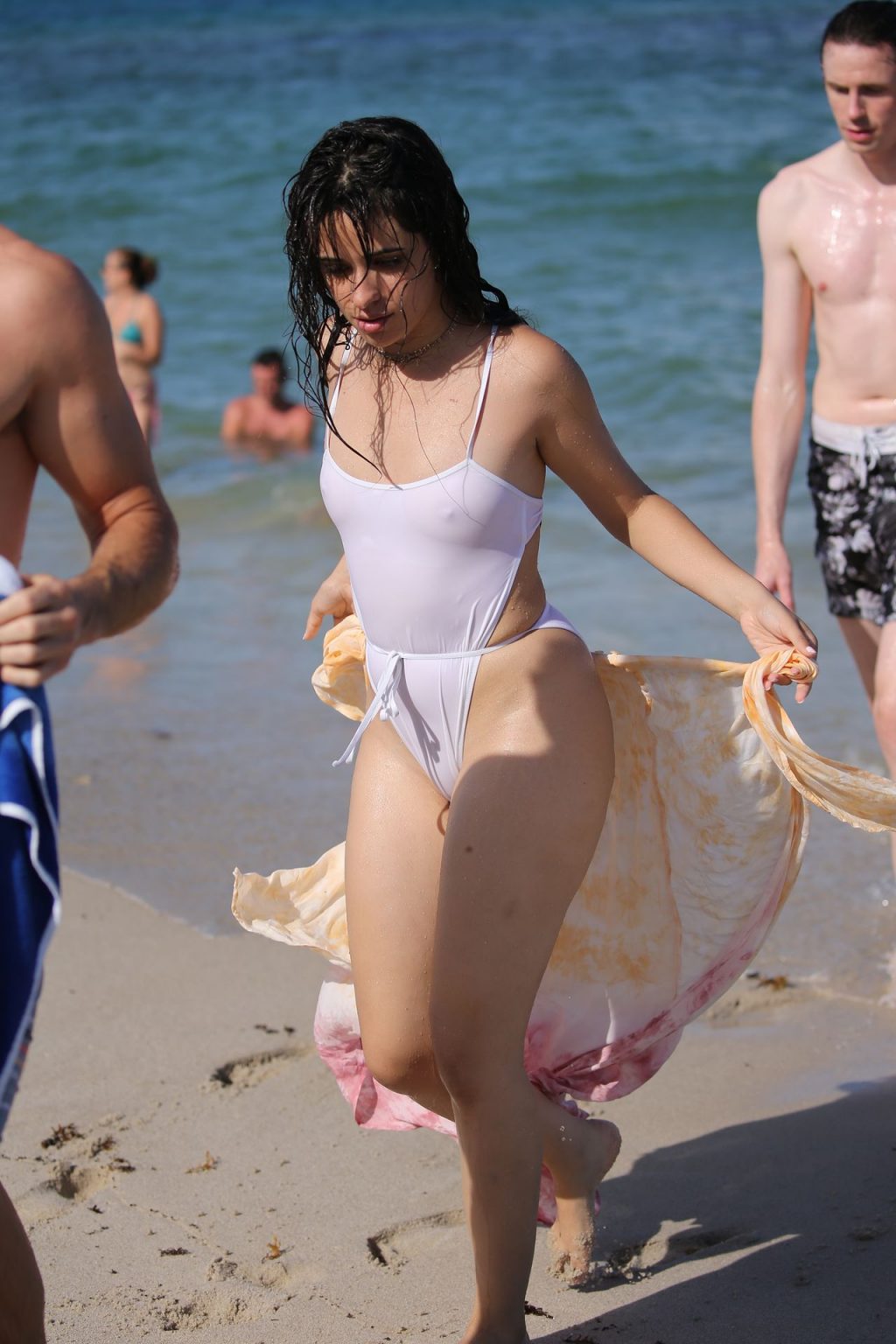 Camila Cabello Nip Slip and in See-Through.