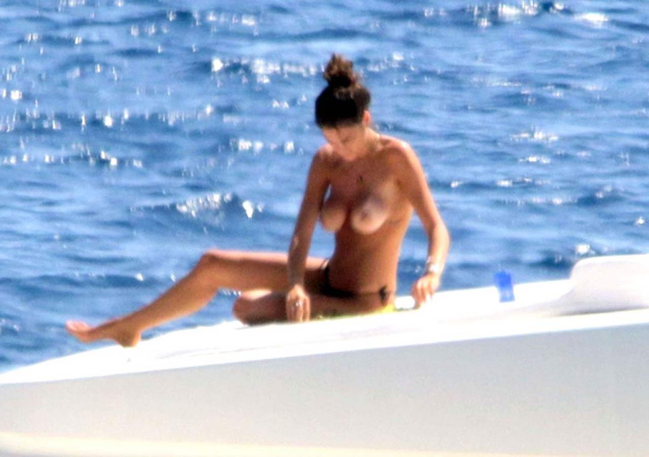 Francesca Sofia Novello Nude Tits On The Yacht Scandal Planet