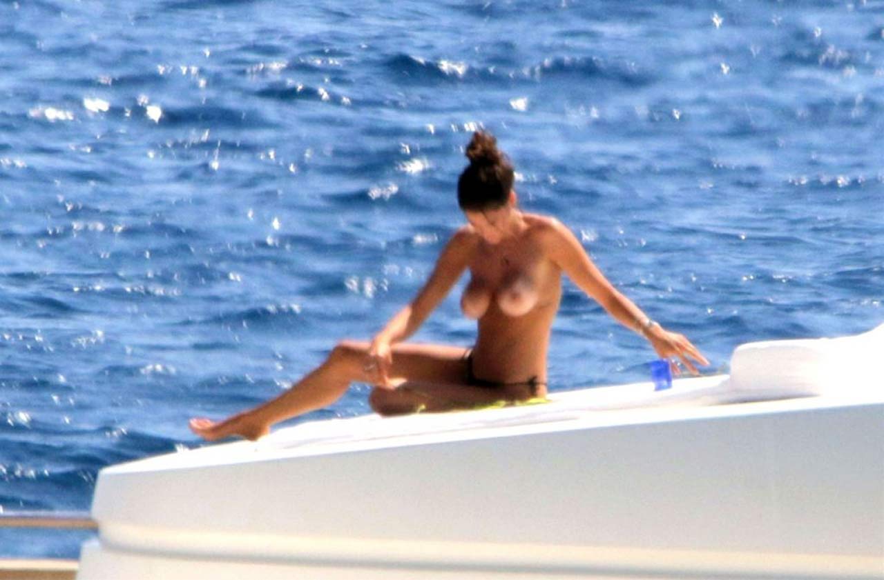 Francesca Sofia Novello Nude Tits On The Yacht Scandal Planet