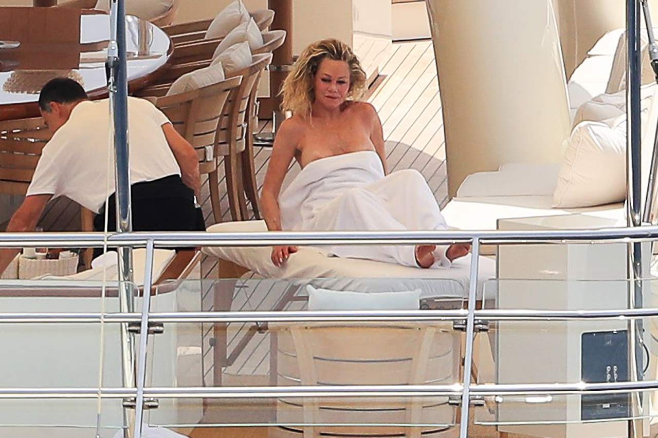 Melanie Griffith Topless Massage On The Boat Scandal Planet