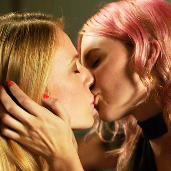 Emma Bell And Paige Elkington Lesbian Kiss Scene From