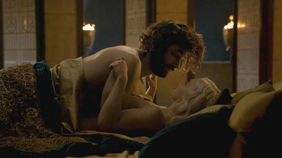 Emilia Clarke topless sex scene