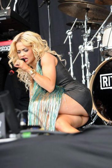Rita Ora upskirt pussy