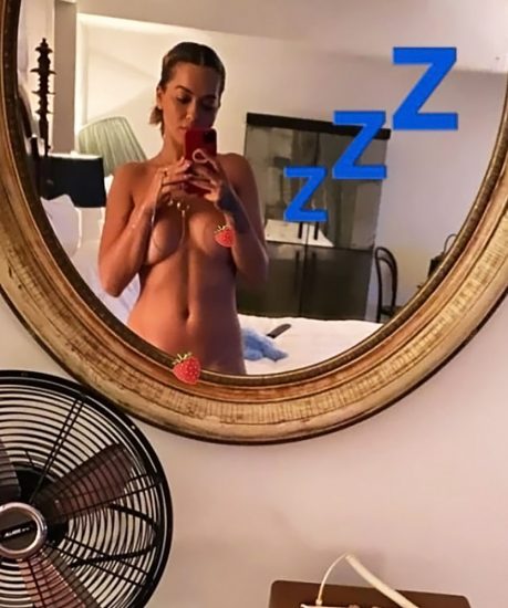rita ora nude instagram selfie