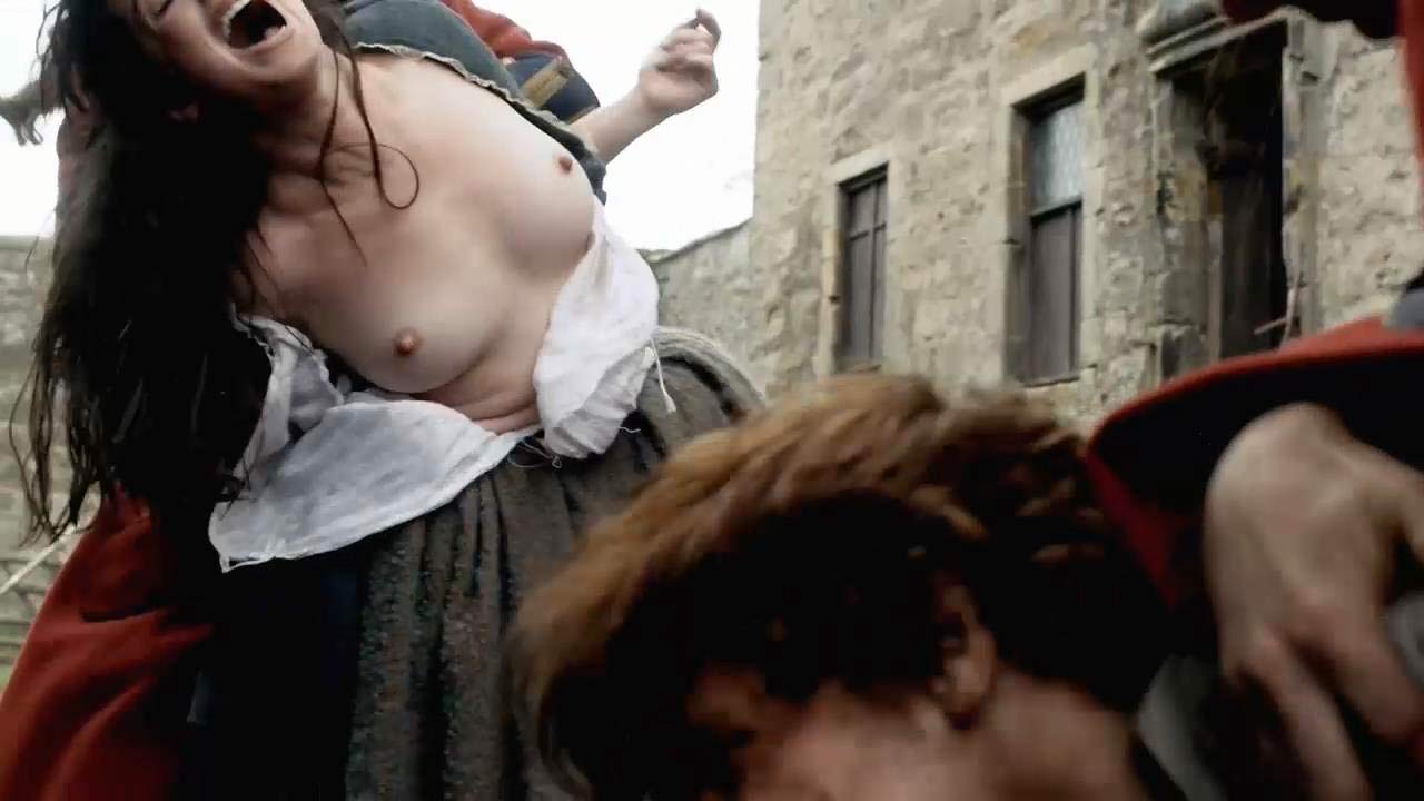 Laura Donnelly nude scene in 'Outlander' .