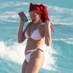 Justina Valentine sexy ass in bikini