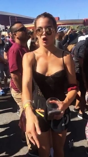 Paris Berelc cleavage and sexy