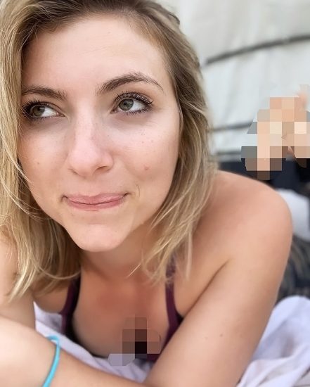 Annie Lederman Nude She Flashed Boobs In Public Scandal Planet