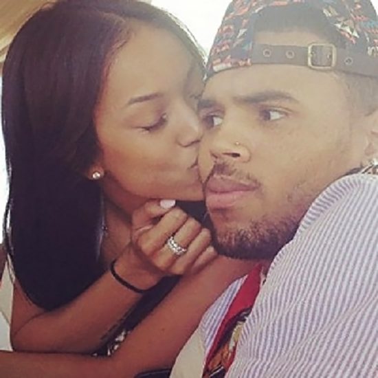 Karrueche Tran and chris brown