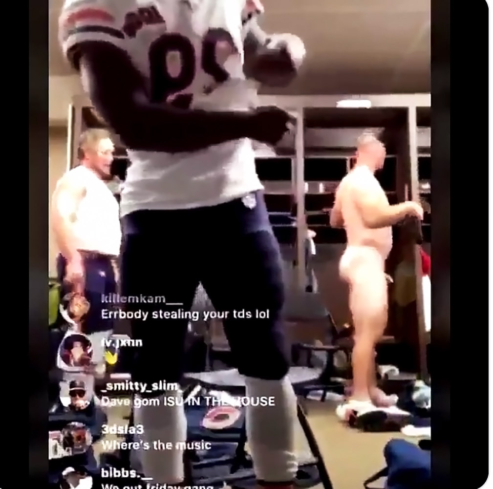 Kyle Long naked porn video.