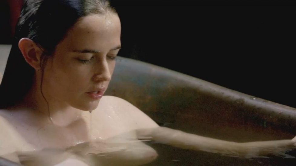 Eva Green naked in bath from Camelot 1
