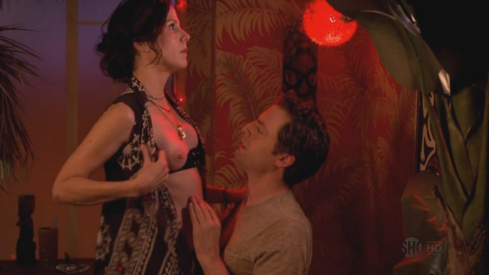 Mary-Louise Parker topless tits sucking Weeds - S05E09