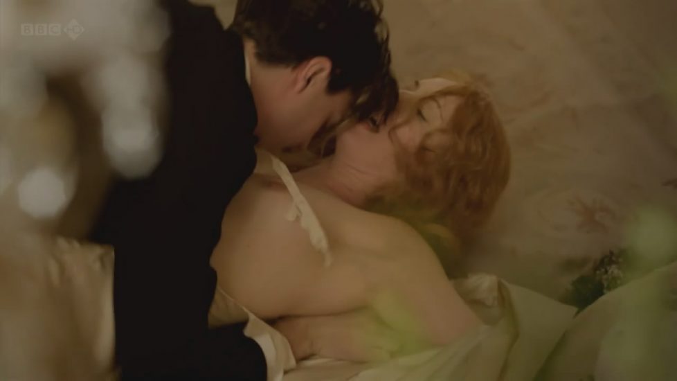 Rebecca Hall forced sex in Parades End - S01E01 1