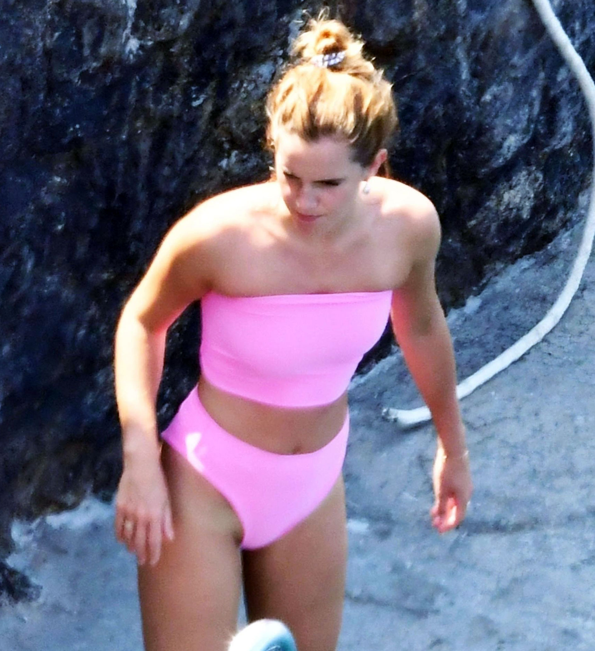 Your favorite leaked celebrity, Emma Watson showed off her bikini body in a...