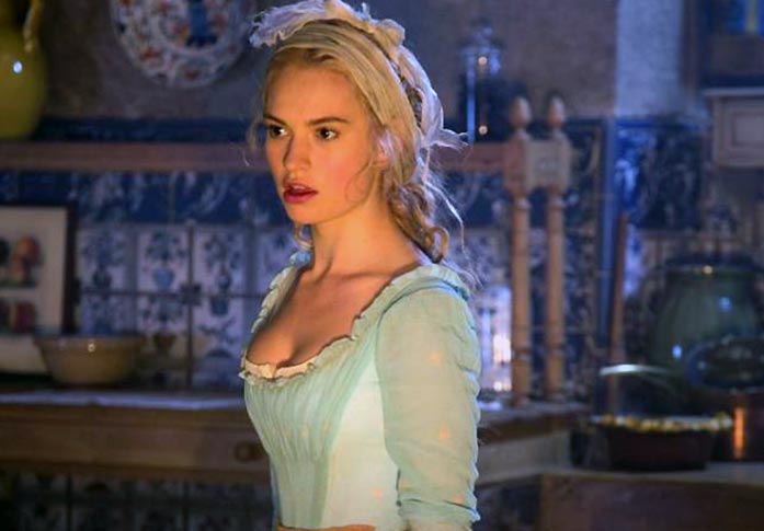 Lily James Boobs