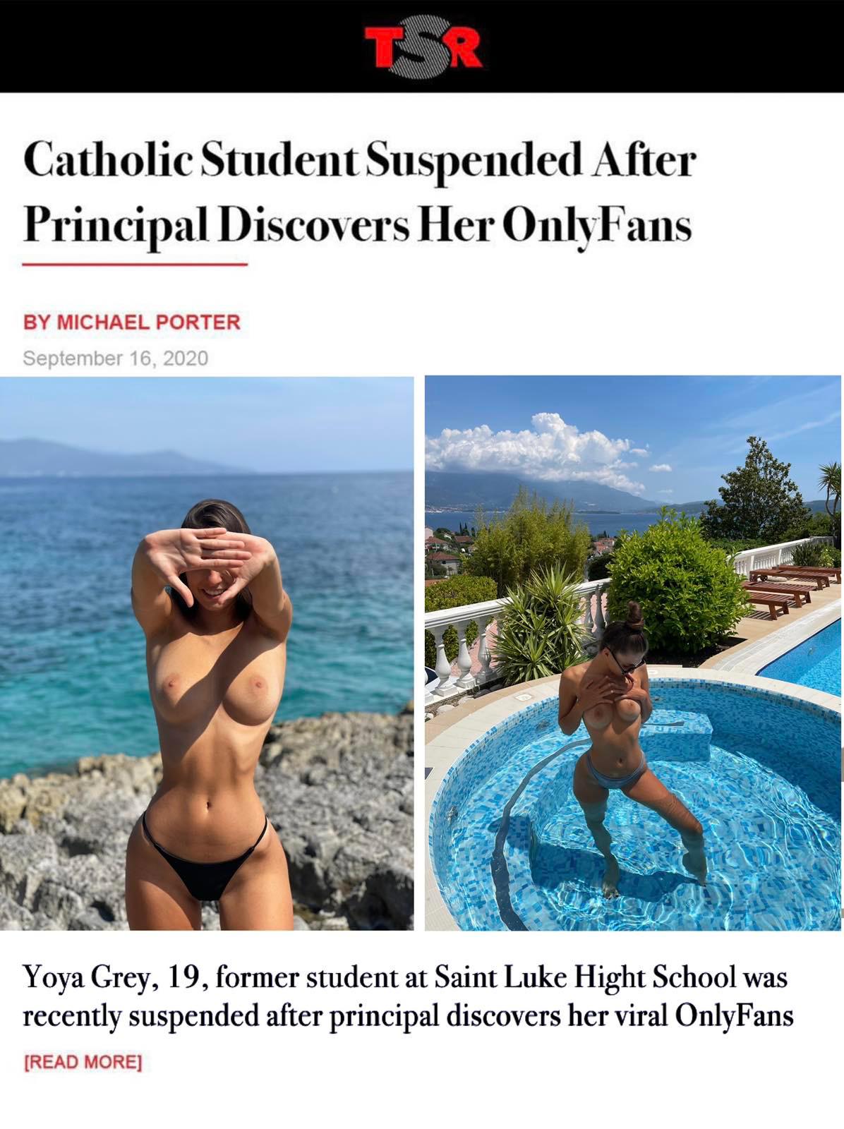 Catholic student suspended after onlyfans