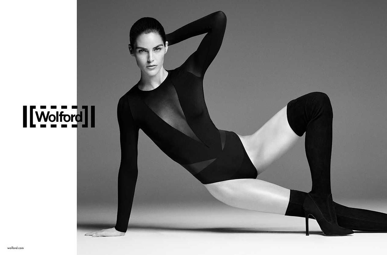 Hilary Rhoda Sexy For Wolford Campaign.