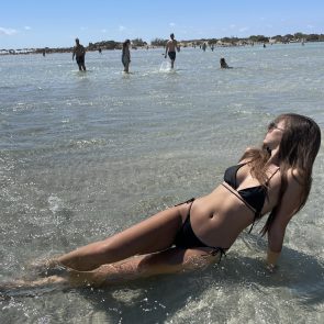 Yoya Grey Nude Pussy at Elafonisi Beach in Crete 742