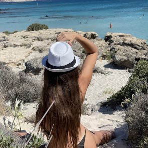Yoya Grey Nude Pussy at Elafonisi Beach in Crete 85