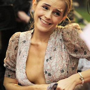 Emma Watson areola peek