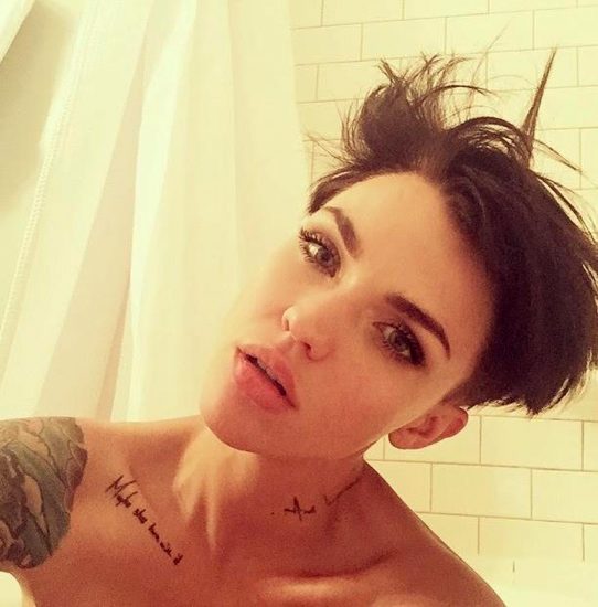 Ruby Rose selfie