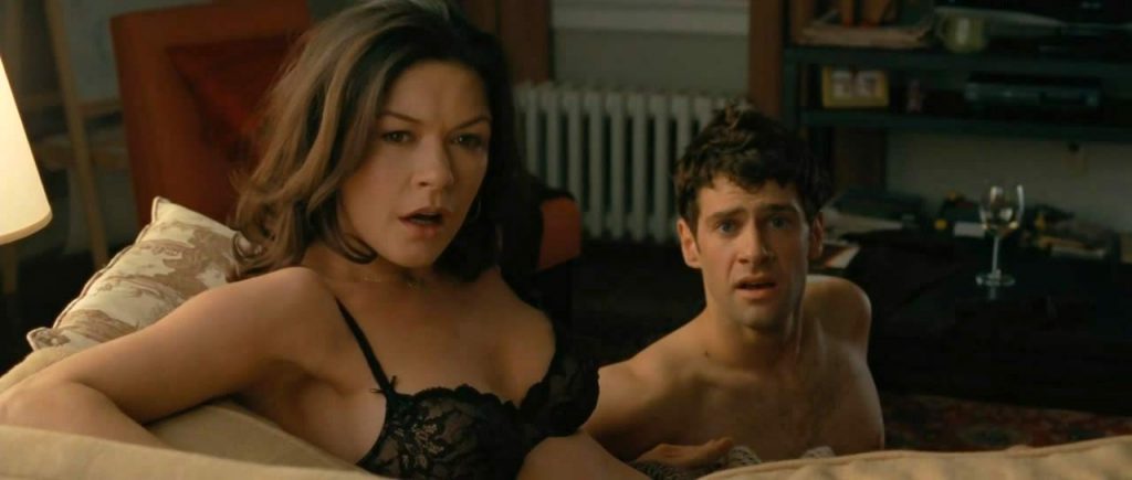 Catherine Zeta-Jones hot in black bra