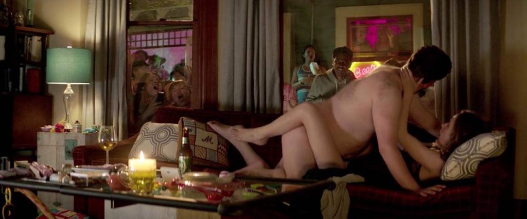 Rose Byrne having sex with fat guy