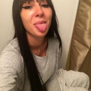 Jackie Cruz in toilet