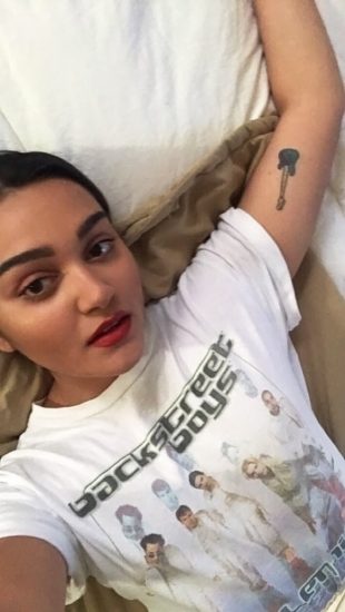 Ariela Barer sexy in bed