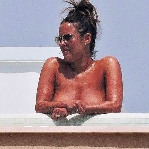 Caroline Flack topless pic