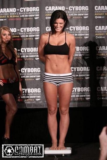 Gina Carano nude belly