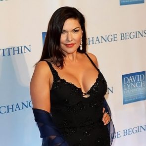 Laura Harring sexy cleavage