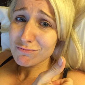 Nikki Glaser naked in bed