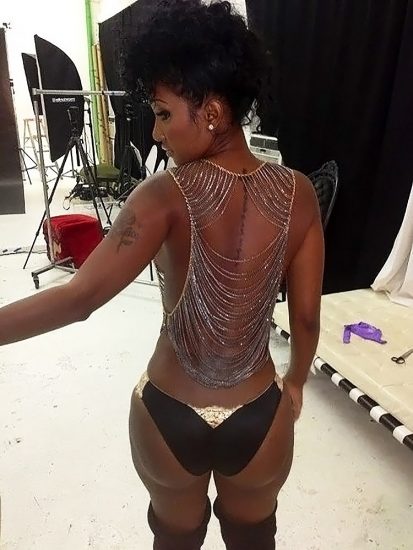 Bernice Burgos nude back