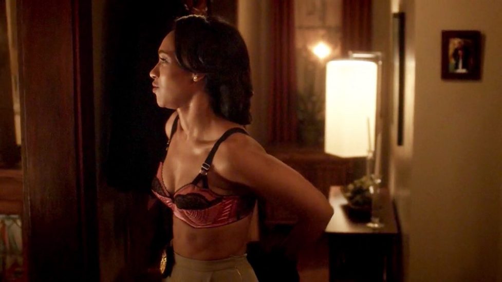 Candice Patton lingerie scene