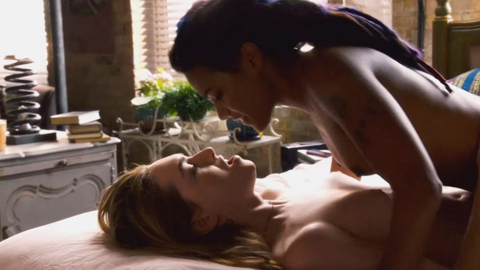 Freema Agyeman and Jamie Clayton nude lesbo sex