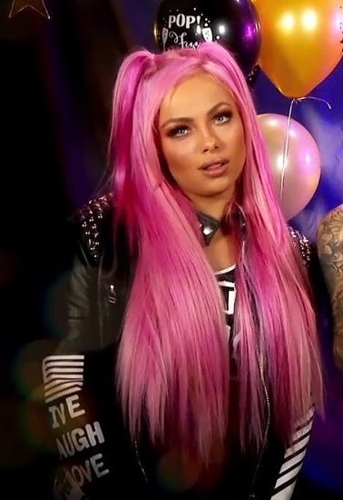 Liv Morgan sexy pink hair