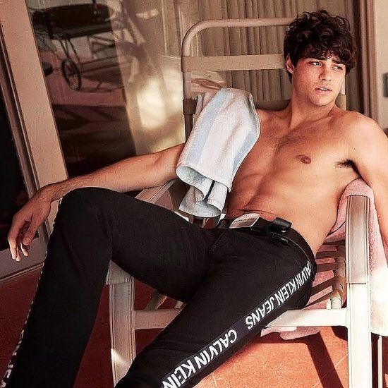 Noah Centineo shirtless