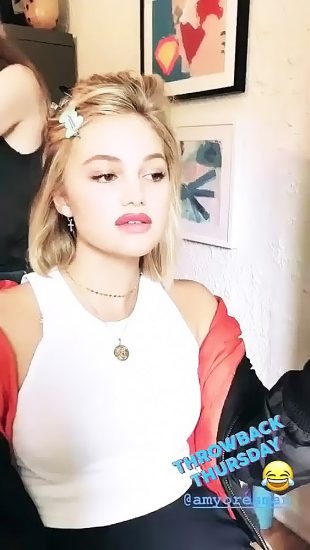 Olivia Holt hot selfie