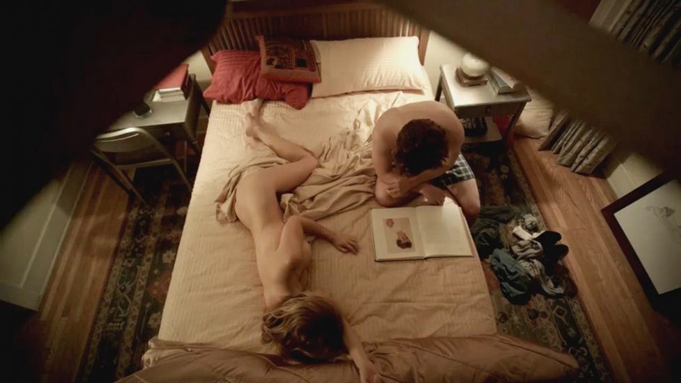 Sasha Alexander lying topless