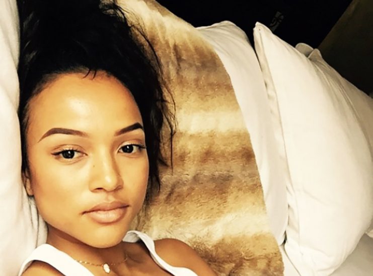 Karrueche Tran hot in bed