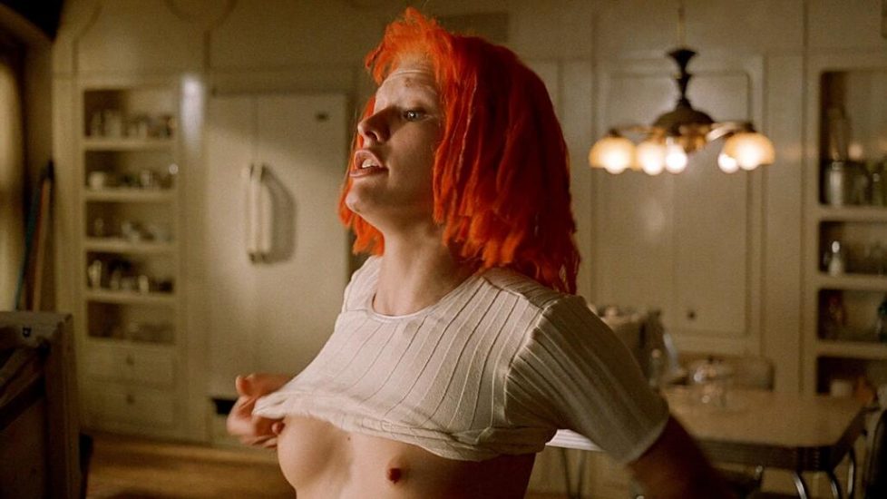 Milla Jovovich nude boobs The Fifth Element 1