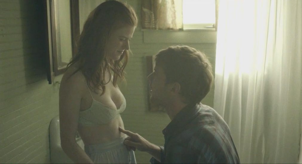 Rose Leslie lingerie sex scene from Honeymoon