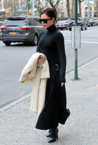 Victoria Beckham braless