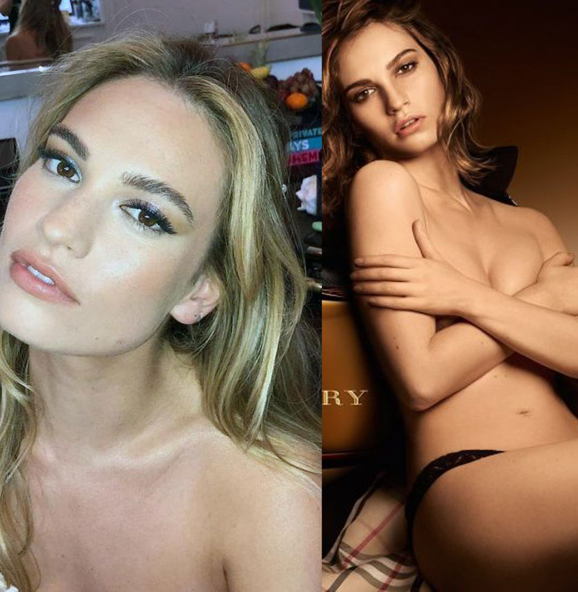 Lily James Nude Scenes and Hot Pics Collection